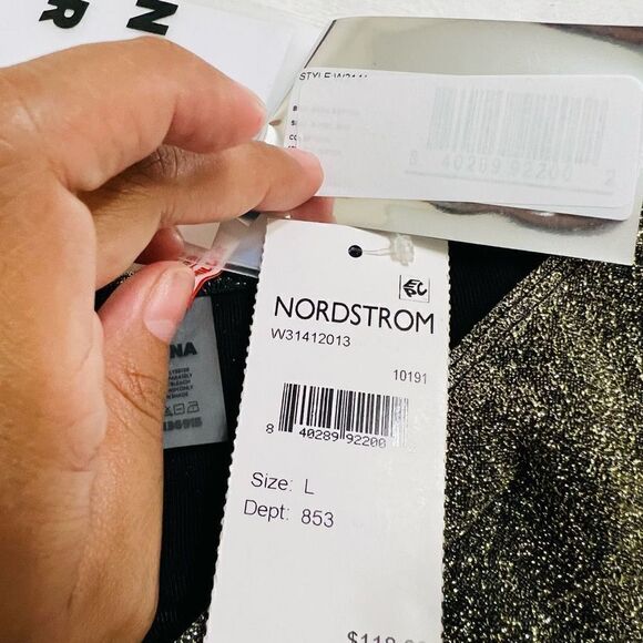 Simon Miller Shiny Gold and Silver Bikini Bottoms NWT Large - Picture 4 of 7